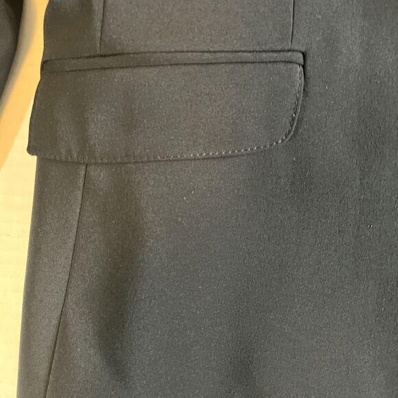 John Meyer Collection Womens 12 Blazer Black Long Sleeve One Button Lined Jacket - Picture 6 of 14